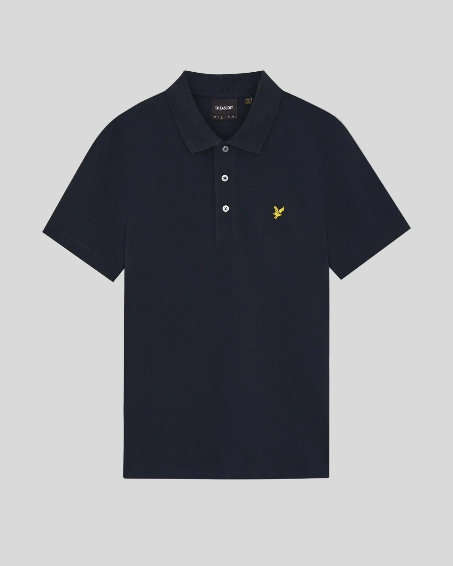 Cotton Polo Shirt in Graystone