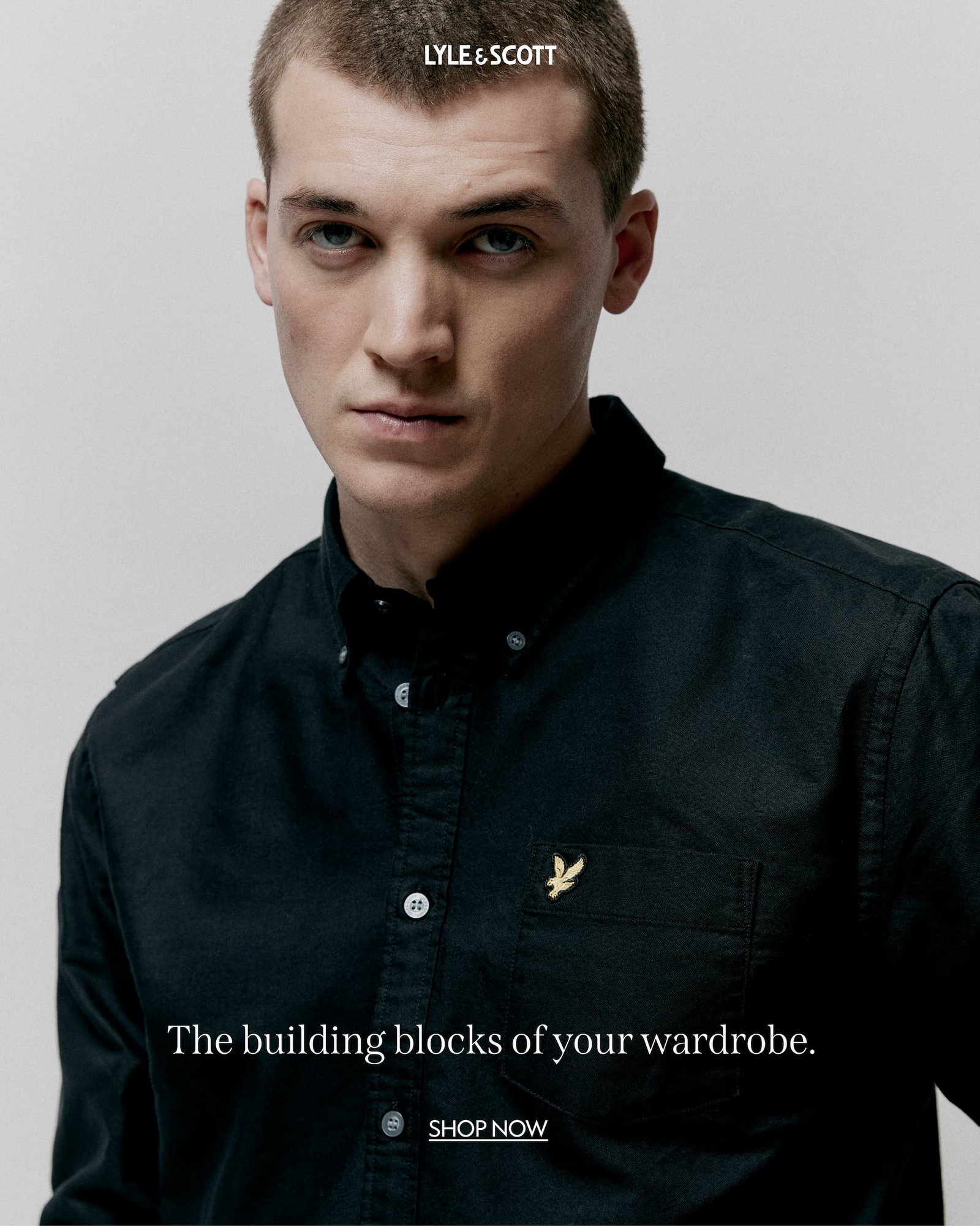 Model wearing shorts and sweatshirt