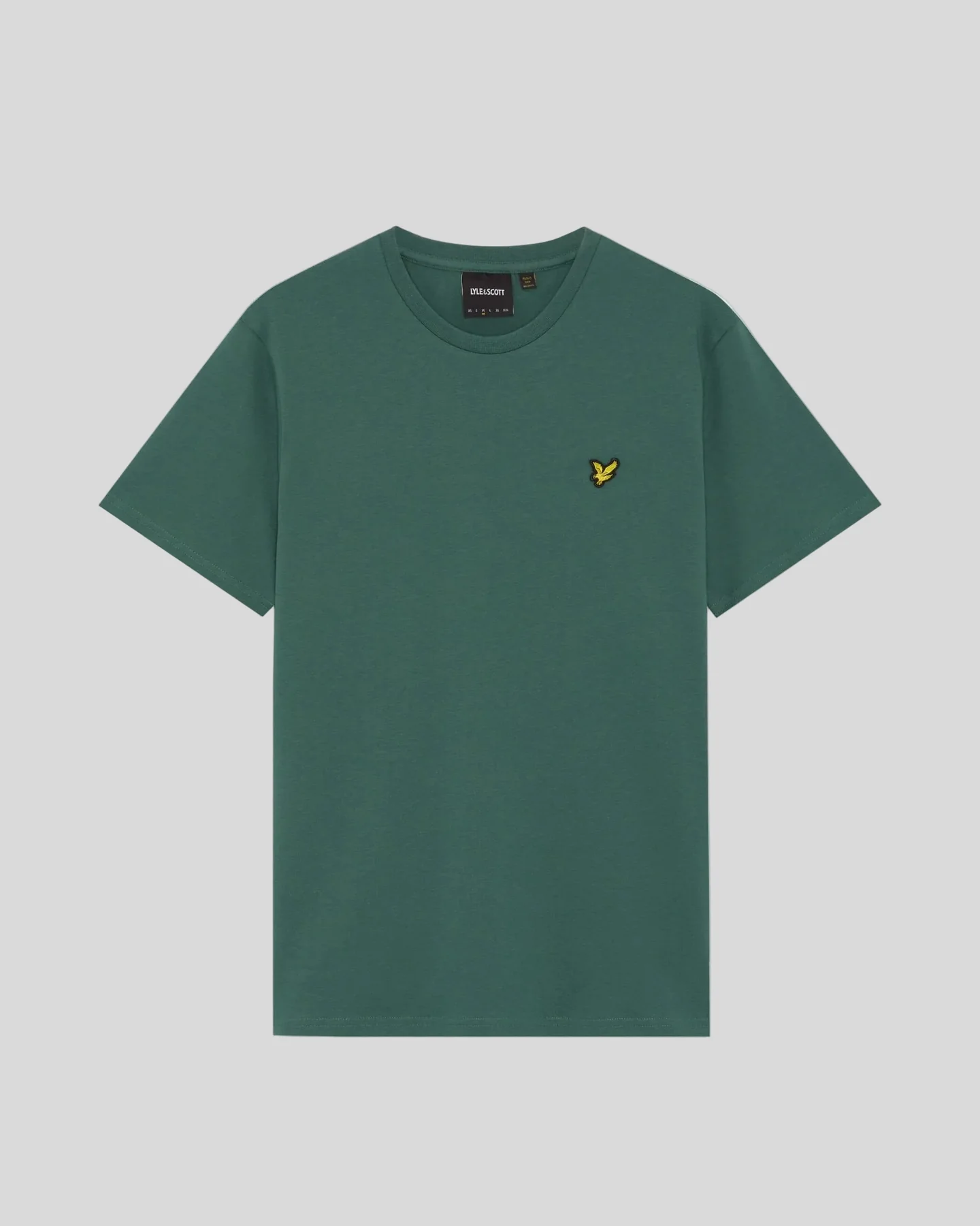 Cotton Crew Neck T-Shirt in Everglade