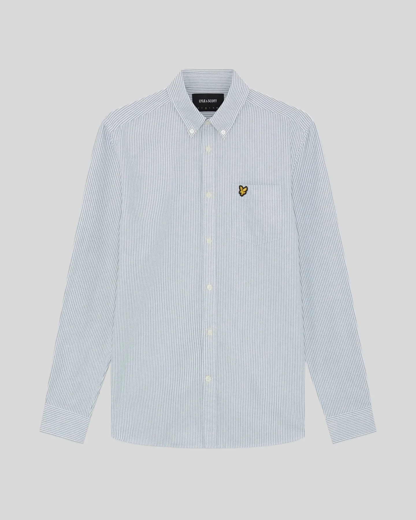 Stripe Oxford Shirt in Everglade & White