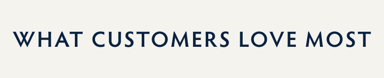 Shop What Customers Love Most 