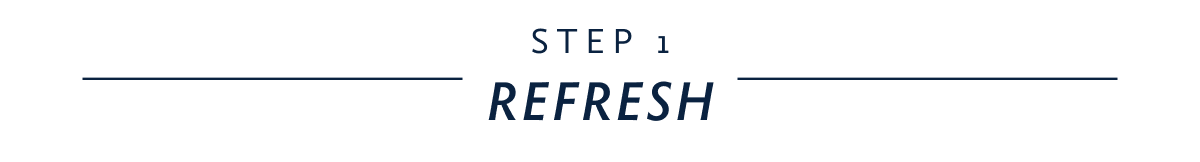Step 1 Refresh Undereyes with Caffeine + Peptide Smoothing Eye Serum