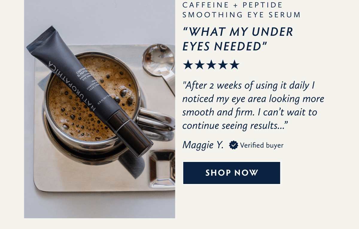 Caffeine + Peptide Smoothing Eye Serum