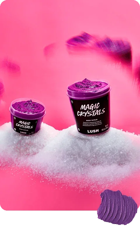 Magic Crystals Shower Scrub