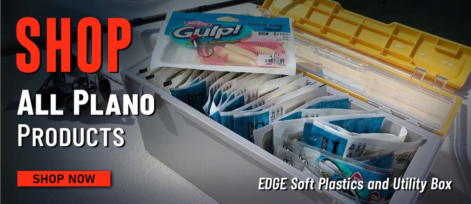 Shop All Plano Products EDGE Soft Plastics and Utility Box Shop Now