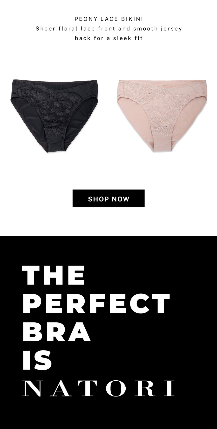 Perfectly paired with the Peony Lace Bikini