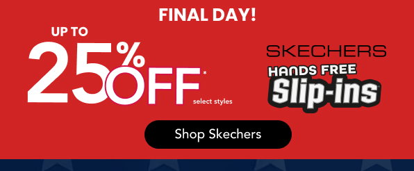 Skechers hands free slip-ins sale up to 25% off 