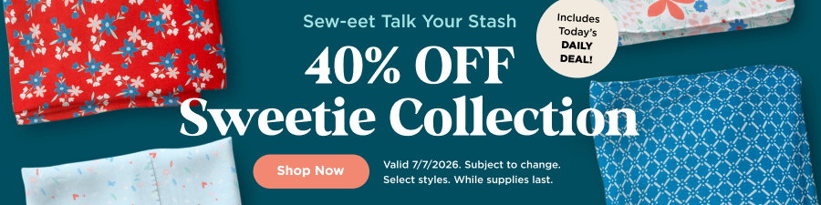 40% off sweetie collection through 7/7/2026 while supplies last, subject to change. Select styles. Shop Now
