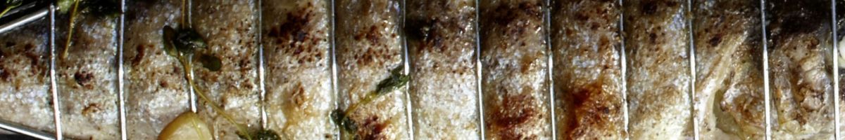 Gegrillte Forelle mit Baked Potatoes