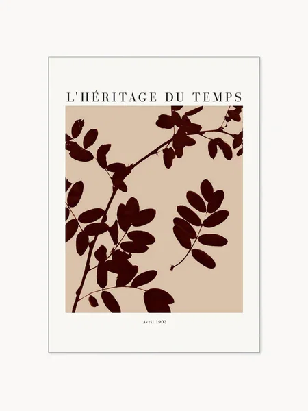 Póster Lheritage Du Temps