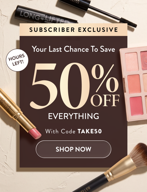 50% Off Everything | With Code: TAKE50 | Shop Now