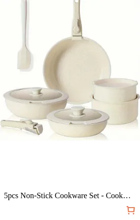 5pcs Non-Stick Cookware Set -...