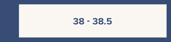 38 - 38.5