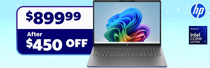 HP OmniBook 5 16-inch Touchscreen Laptop
$999.99 After 350 OFF Plus S&H
