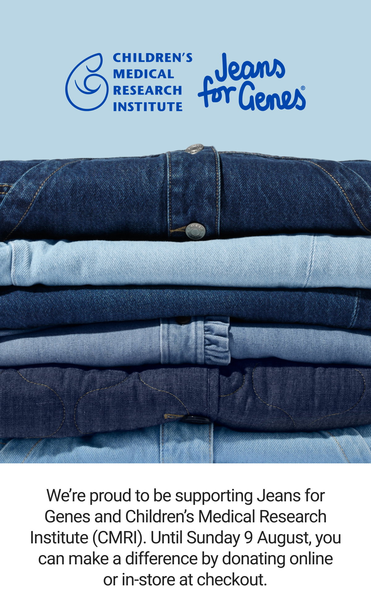 Jeans for Genes | Donate Today 