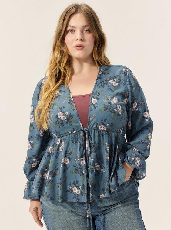 Festi Tie-Front Hi-Lo Top