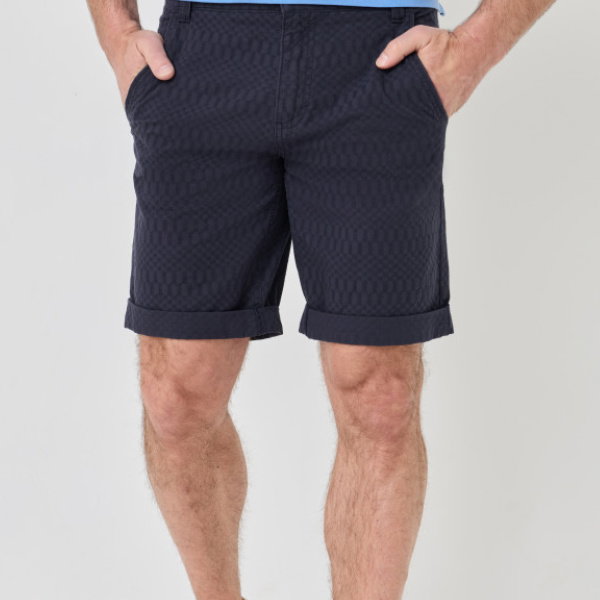 Shorts mit Ton-in-Ton Struktur