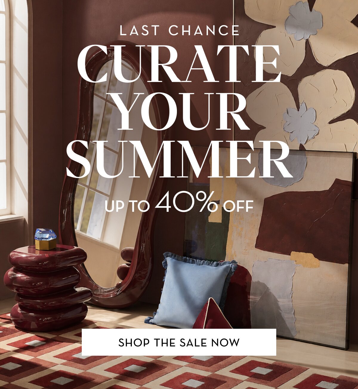 Summer Sale, up to 40% off