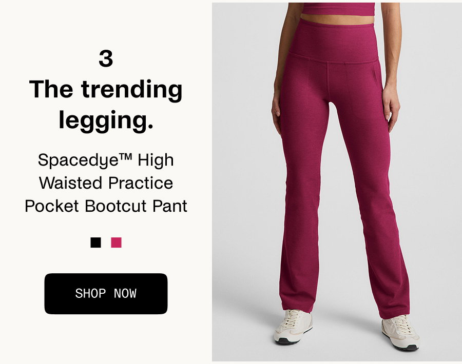 Spacedye™ High Waisted Practice Pocket Bootcut Pant 31"