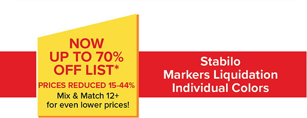 Stabilo Markers Liquidation