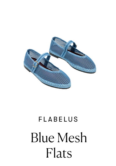 Flabelus - Blue Mesh Flats