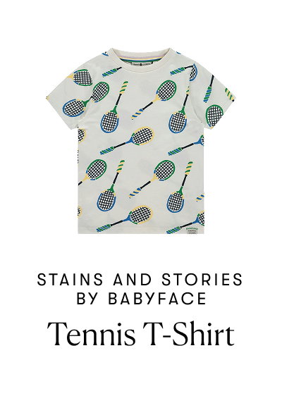 Stains and Stories by Babyface - Tennis T-Shirt