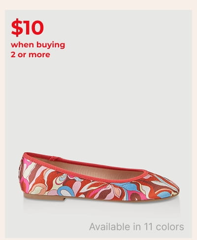 Shop Almond Toe Ballerina Flats