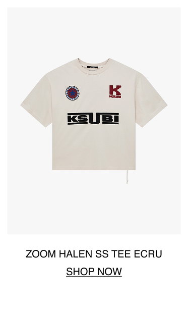 ZOOM HALEN SS TEE ECRU