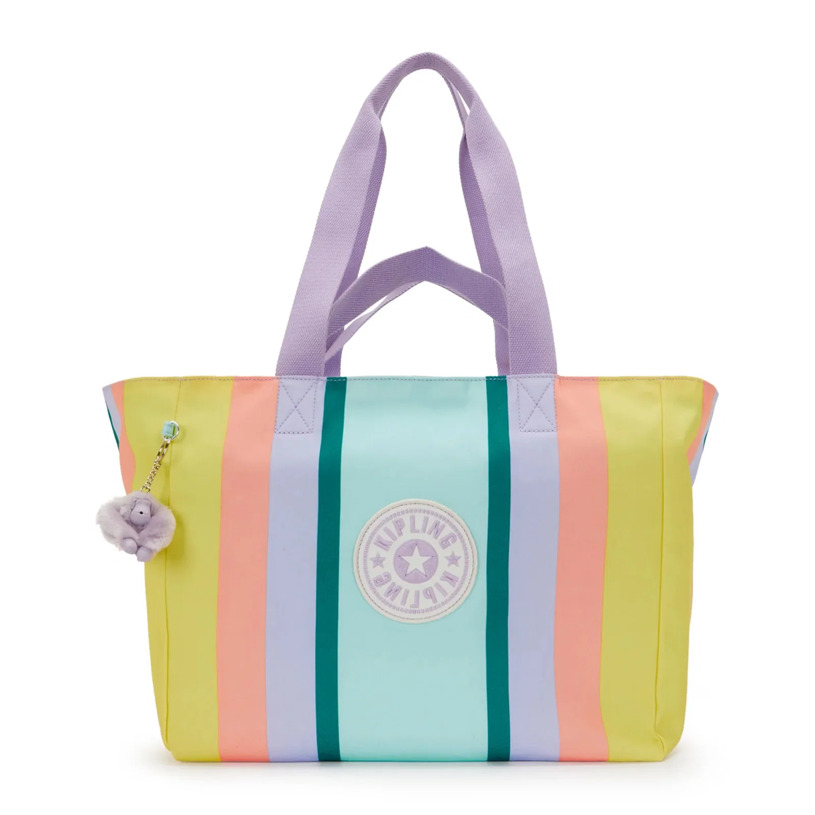 Naomi Tote Bag-Bold Stripe Print