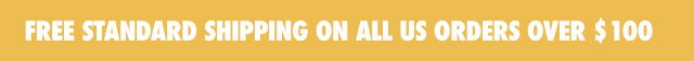 FREE STANDARD SHIPPING ON ALL US ORDERS OVER $50