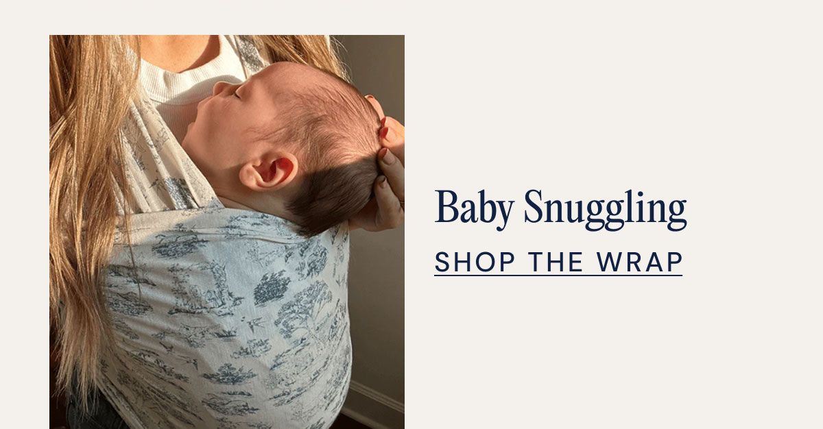 Baby Snuggling shop the wrap