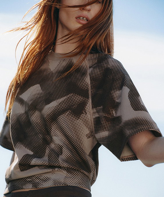 Cotton Relaxed Printed T-Shirt SLNSH Collection