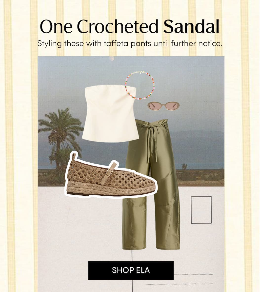 One Crotched Sandal