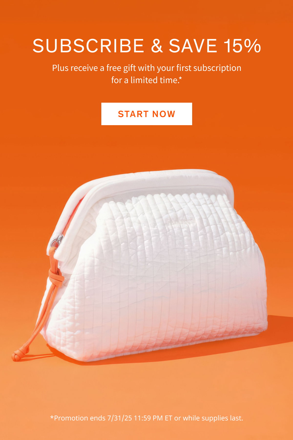 Save on skincare with subscription