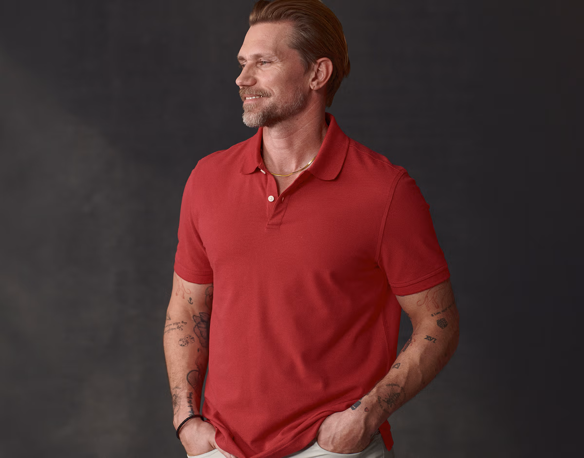  Polos 50% Off Reg. $24.99–$29.99 Shop Polos See terms.