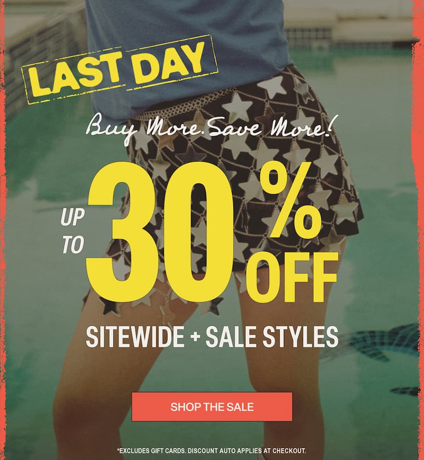 SHOP SALE