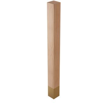 Designs of Distinction 3" x 35 1/4" Square Leg - Tall Gold Sleeve