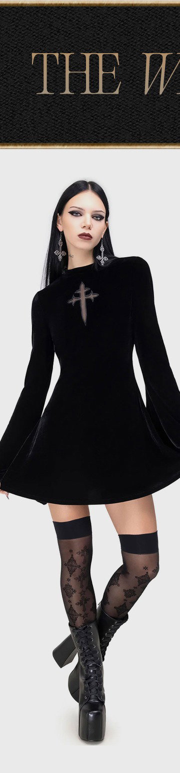 Serenade Of Shadows Mini Dress