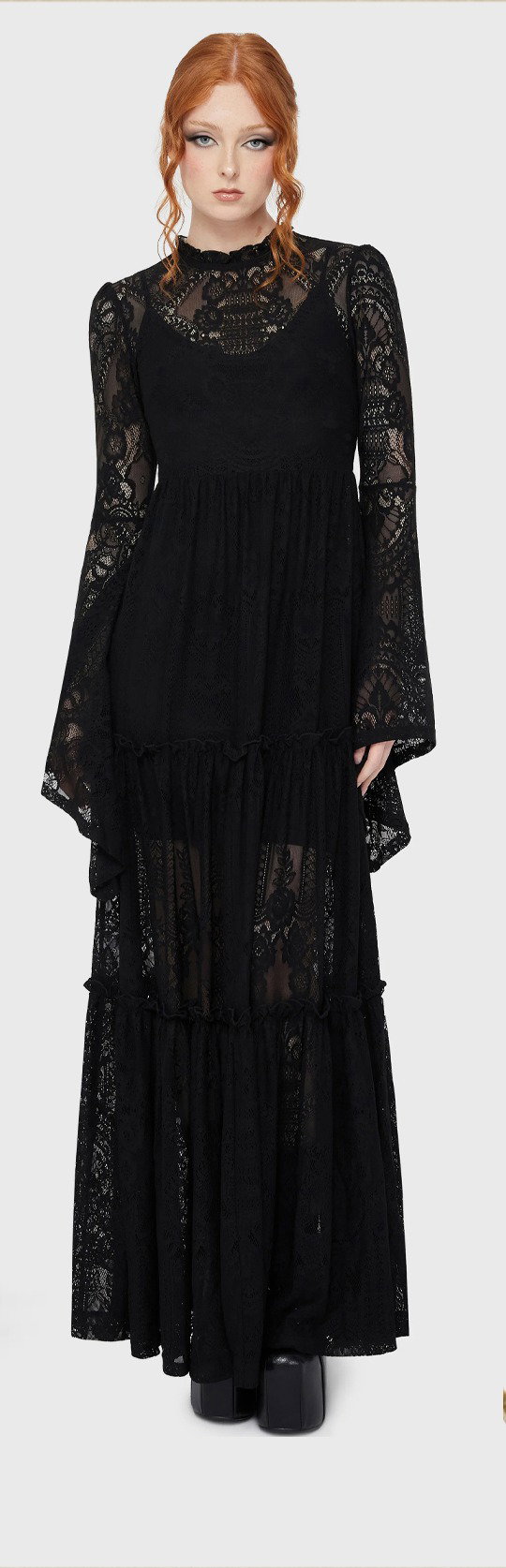 Hectate Lace Maxi Dress