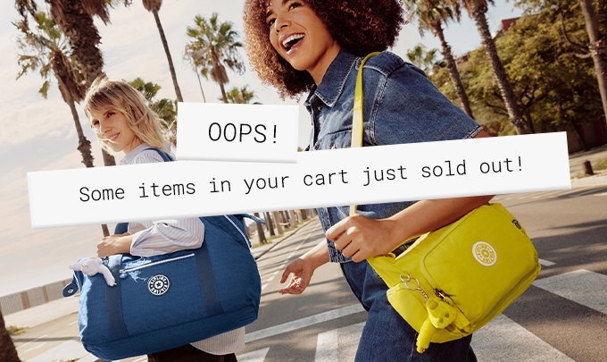 Some items in your cart just sold out!