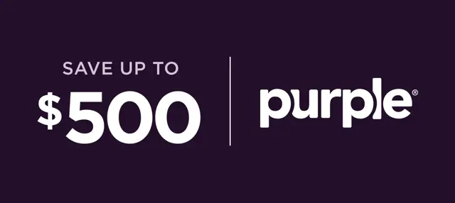 Save up to $500 on Purple mattress + Base sets