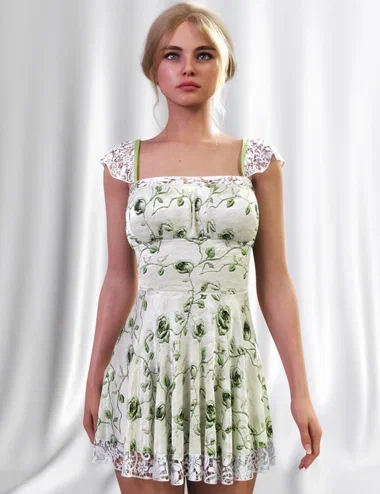 JMR dForce Sonja Dress for Genesis 9 and 8 Female