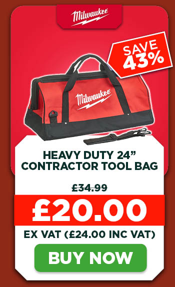 Milwaukee Heavy Duty 24'' Contractor Tool Bag