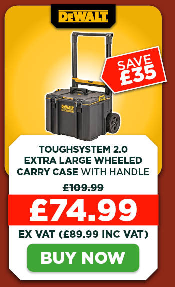 Dewalt DWST83295-1 DS450 TOUGHSYSTEM 2.0 Extra Large Wheeled Tool Box Carry Case with Handle