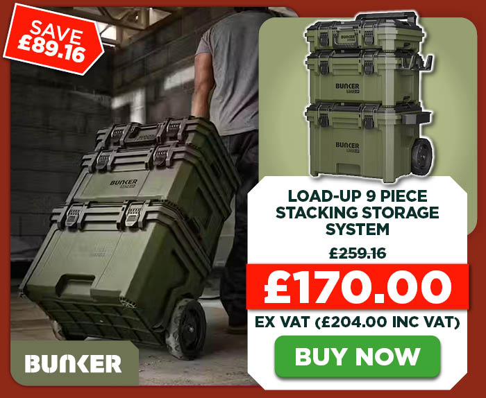 BUNKER Load-Up 9 Piece Stacking Storage System