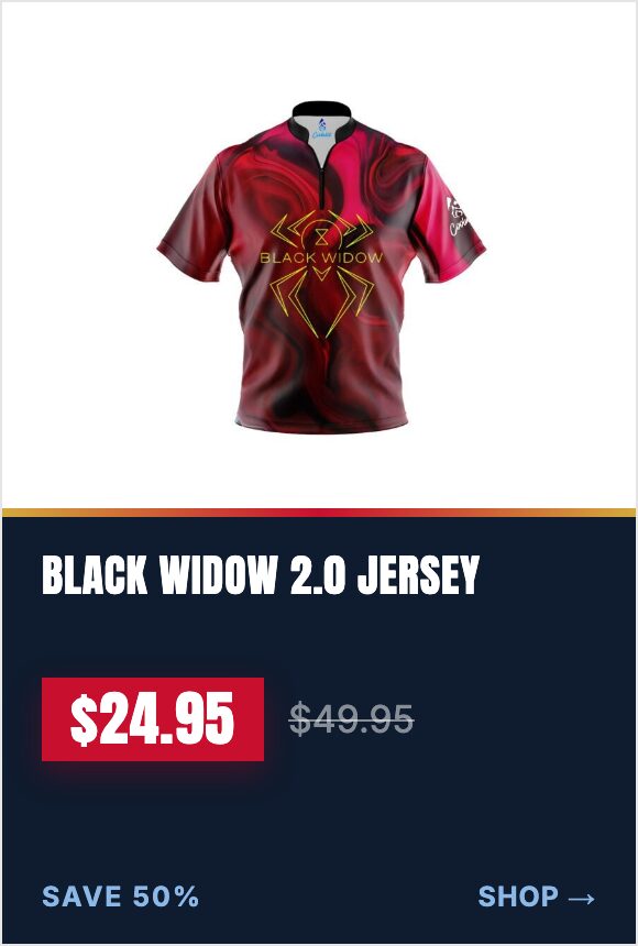 Hammer Black Widow 2.0 Hybrid Quick Ship CoolWick Bowling Jersey, now $24.95, was $49.95, save 50%