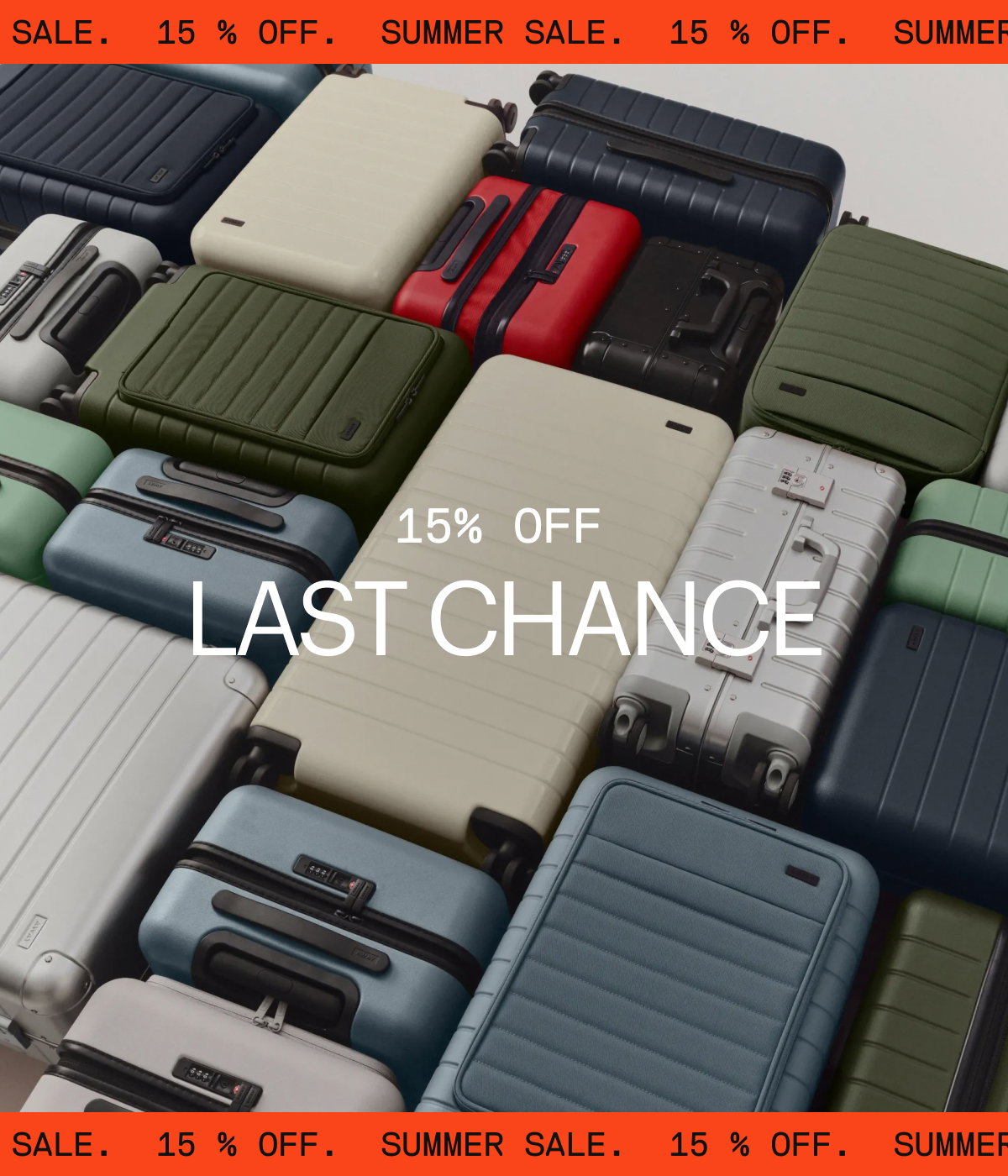 LAST CHANCE | 15% OFF