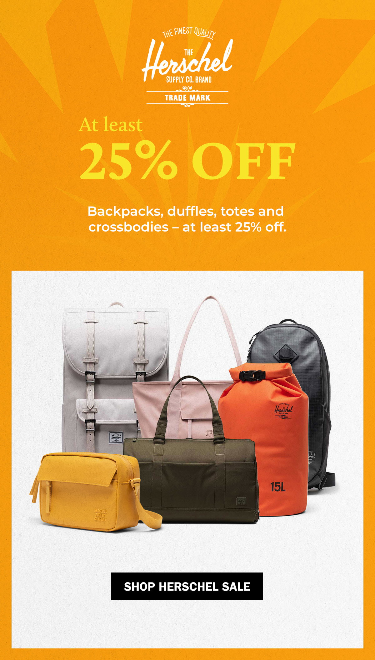 Herschel Supply Co. | At Least 25% Off | WildBounds Summer Sale