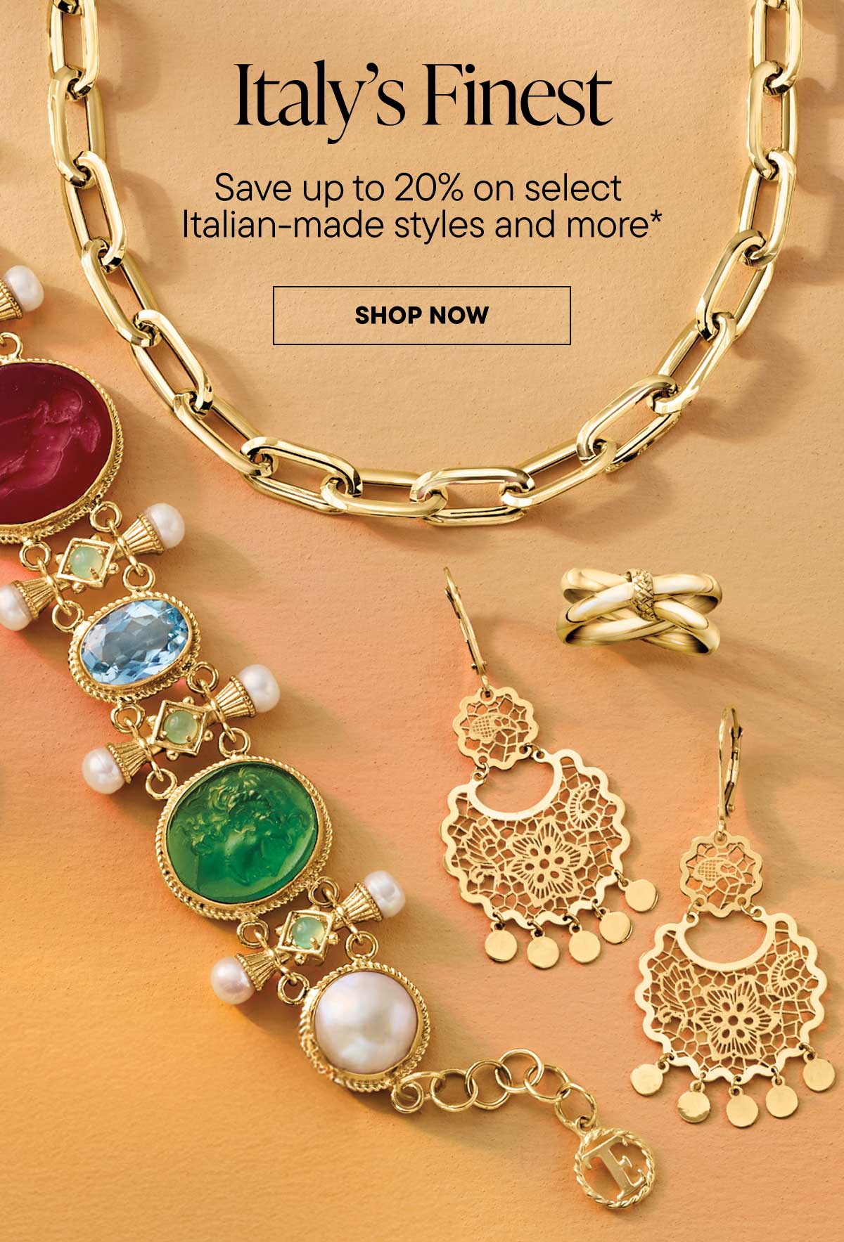 Italy's Finest. Save up to 20% on select Italian-made styles and more* Shop Now