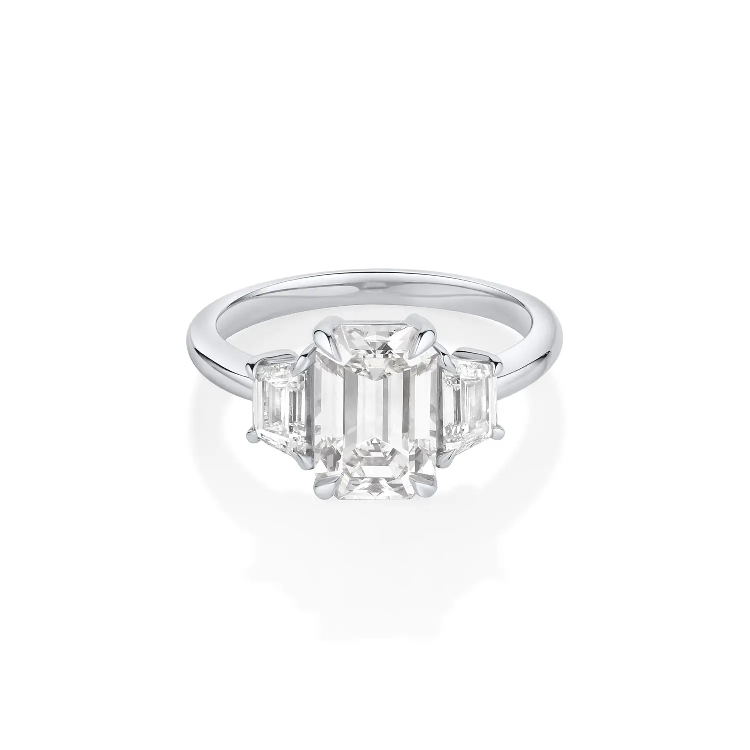 Image of 2.18ct Diamond and 0.62tcw Diamond Three Stone Ring